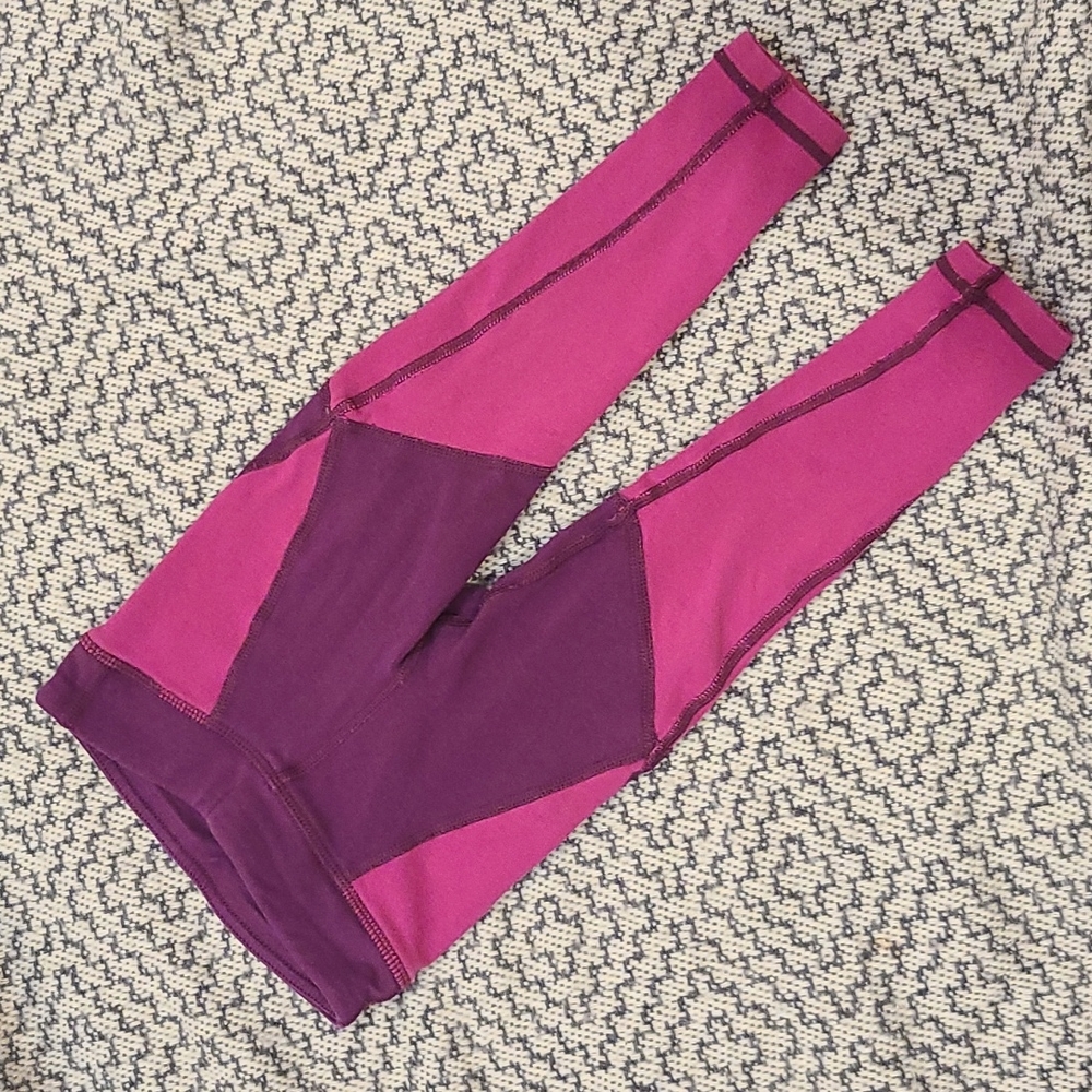 Tea Collection Fuscia Sport Leggings Size 2